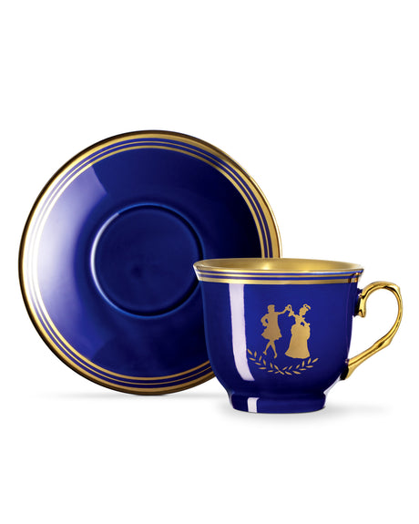 New Bone China 2-Piece Coffee Cup Set - Vibrant & Colorful