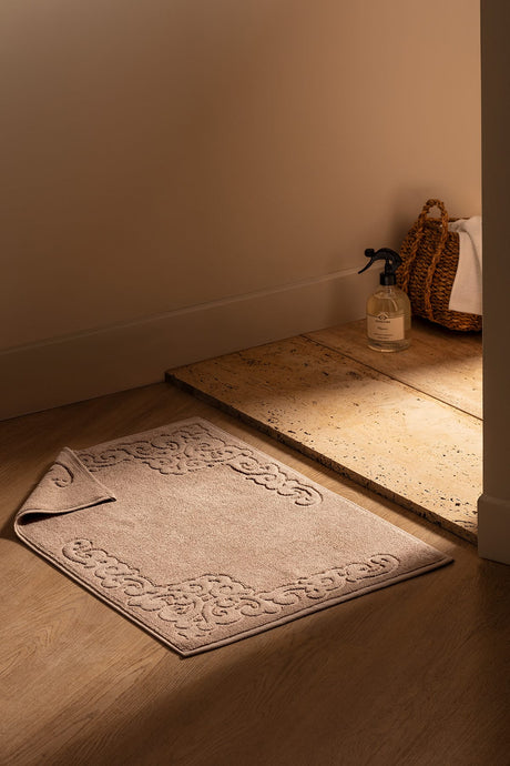 Turkish Cotton Bath Mat - Plush & Ultra Absorbent