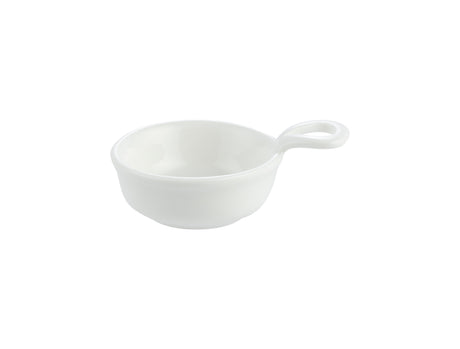 New Bone China Dipping Sauce Dish - Elegant White Minimalist Style