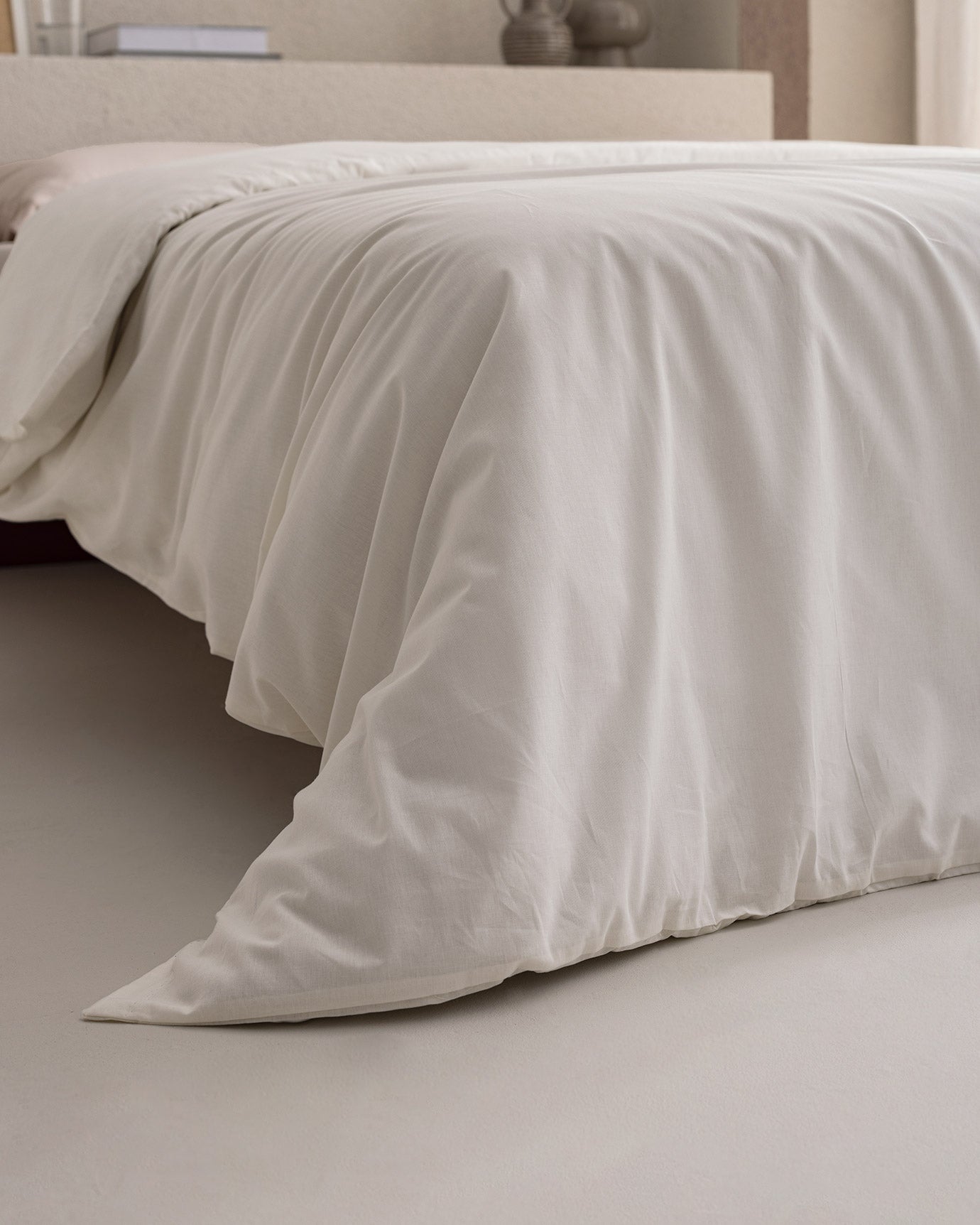 Pure Cotton King Size Duvet Cover - Soft Ranforce Weave