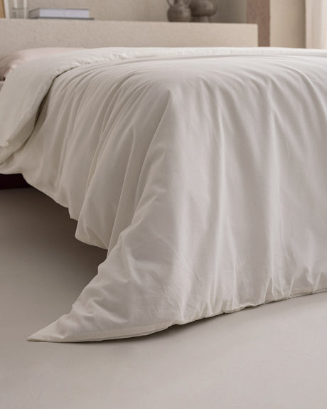 Pure Cotton King Size Duvet Cover - Soft Ranforce Weave