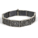 Premium 925 Sterling Silver Daisy Motif Bracelet