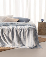 Soft Cotton Blend Double Bedspread - Everyday Cozy Elegance