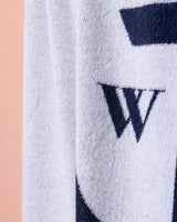 100% Cotton Anchor Pattern Beach Towel