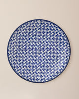 New Bone China Dinner Plate - Rêve Bleu Dandelion Motif