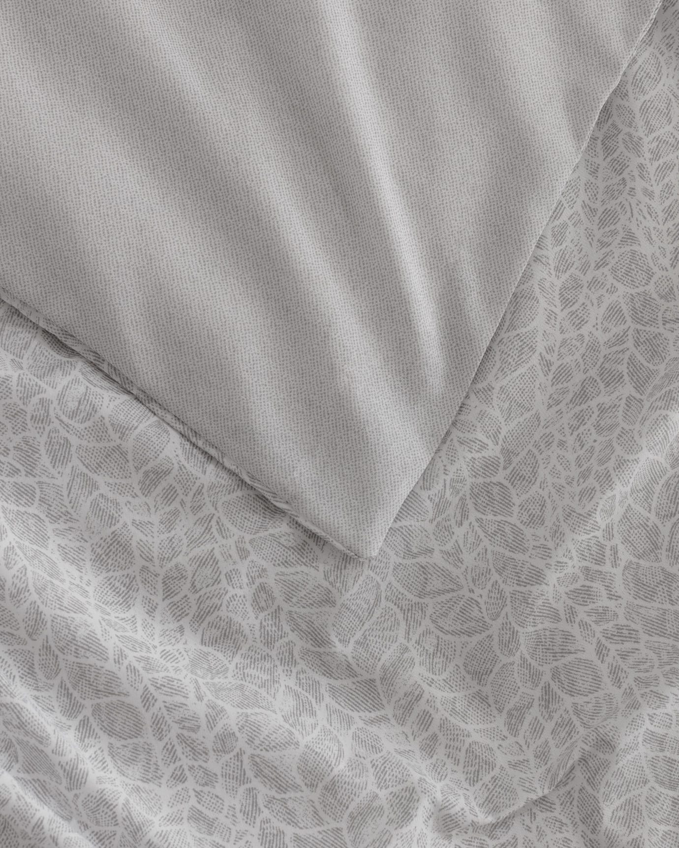 Soft Cotton Blend King Size Duvet Cover Set - Grelot Print
