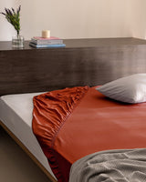 100% Cotton Sateen Fitted Sheet - Luxurious Softness