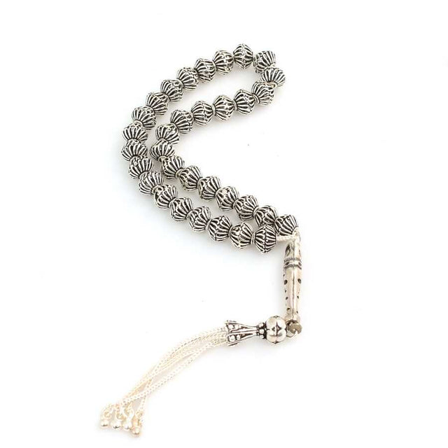 Sterling Silver Filigree Prayer Beads - Exquisite Craftsmanship