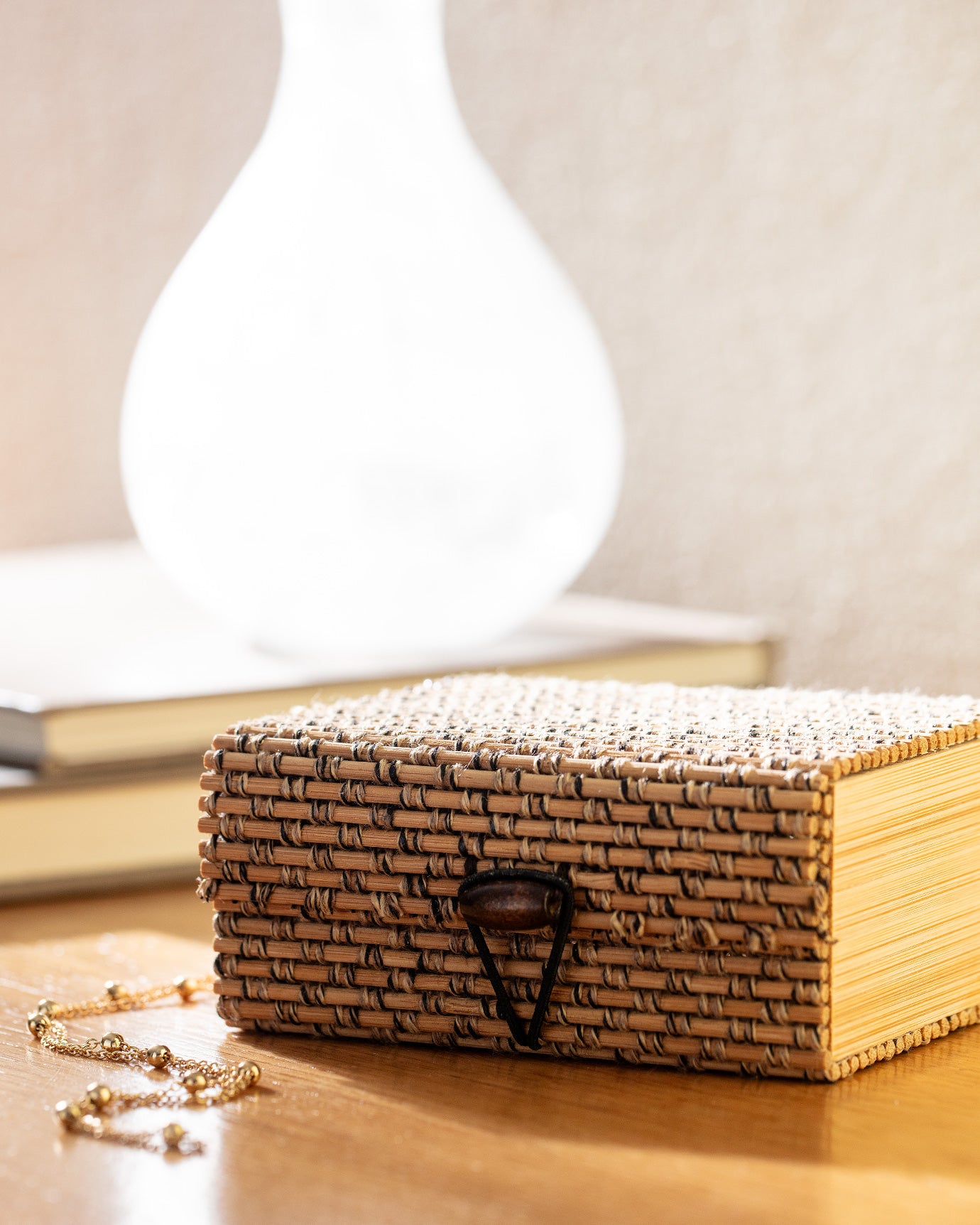 Natural Bamboo Storage Box - Versatile Home & Kitchen Organizer