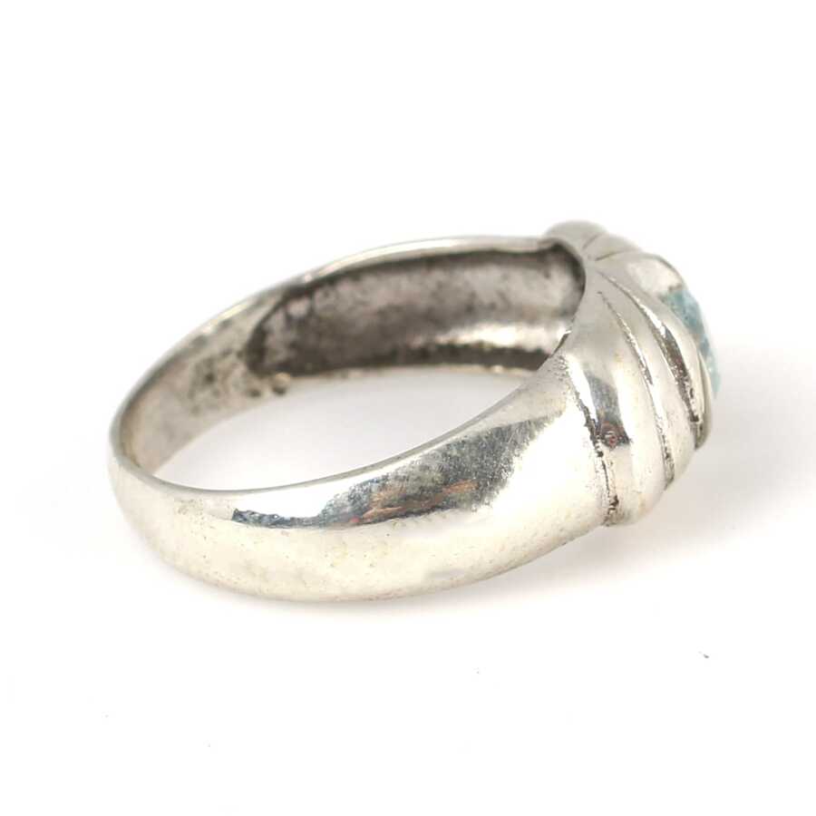Premium 925 Sterling Silver Aquamarine Statement Ring