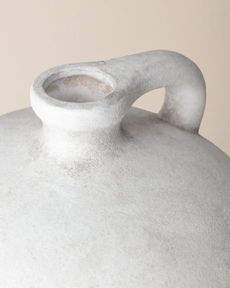 Picardy White Cement Decorative Planter Pot