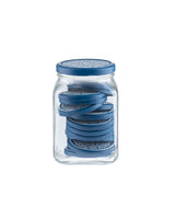 Frasco cuadrado de vidrio para almacenamiento de alimentos de 1600 ml con tapa hermética