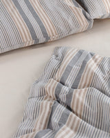 Yarn Dyed Twin Duvet Cover Set - Soft & Durable Bedding