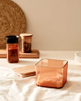 500ml Food Storage Container with Wooden Lid - Kitchen & Pantry