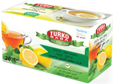 TURKOBABA Professional Mint & Lemon Herbal Tea Bags - 20 Count Box