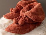 Cozy Plush Slipper Boots for Women - Warm Indoor House Shoes