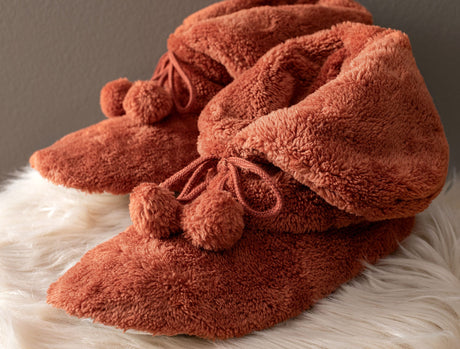Cozy Plush Slipper Boots for Women - Warm Indoor House Shoes