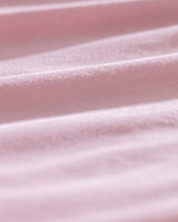 Valeria 100% Cotton Double Fitted Jersey Sheet - Dusty Rose