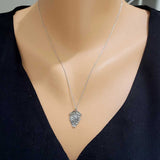 925 Sterling Silver Strawberry Pendant Necklace - Playful Charm