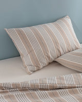 Premium Cotton Blend Double Duvet Cover Set - Yarn-Dyed Anthracite