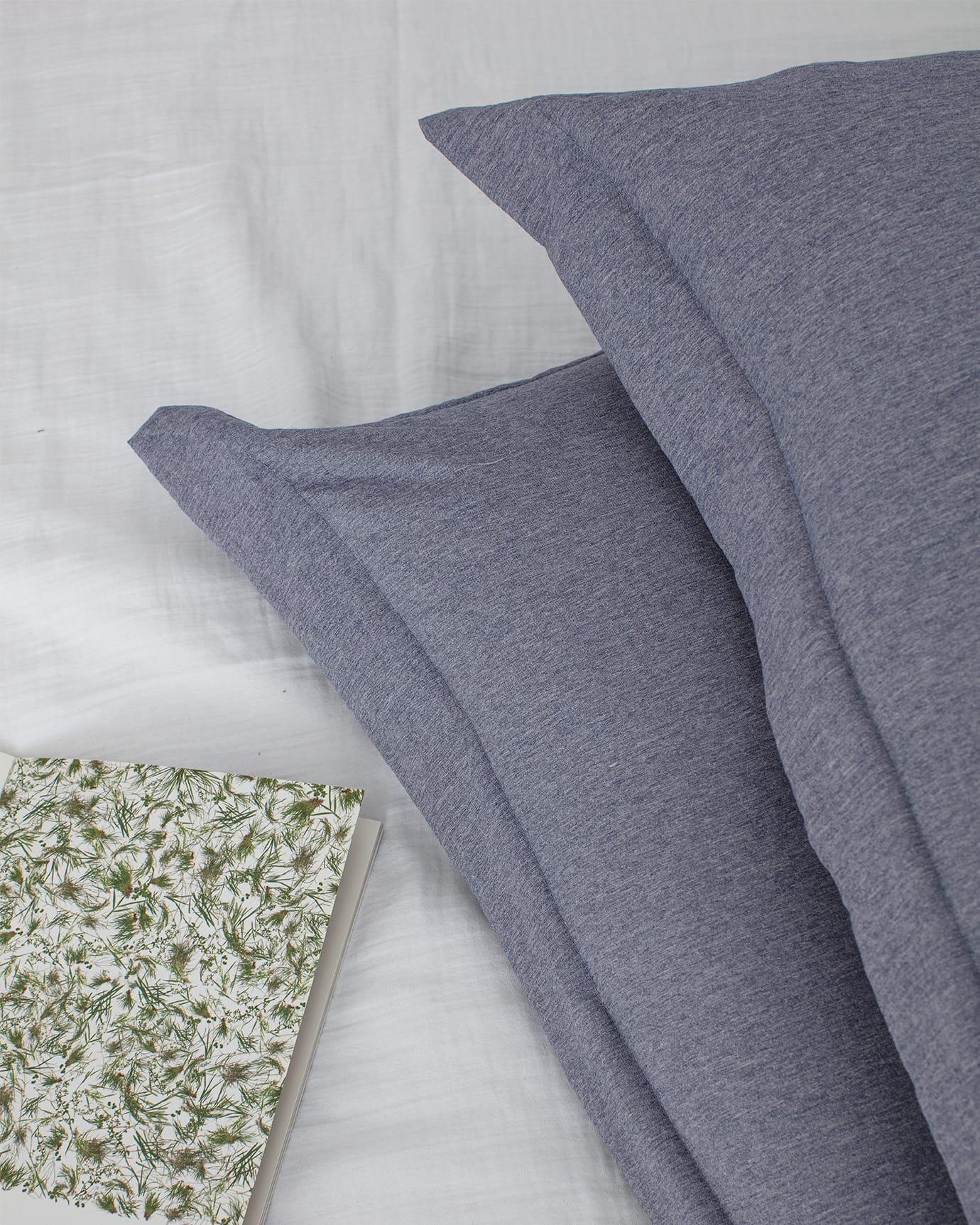 Indigo Twin Size Bedding Set - Comforter, Sheets, Pillowcase