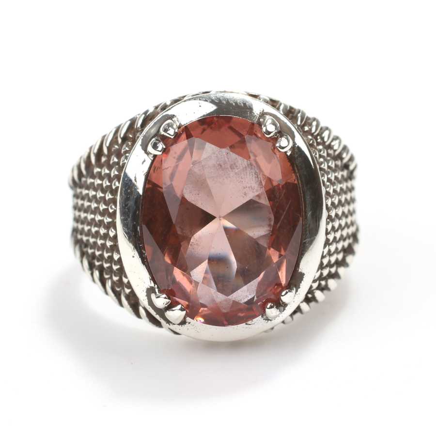 925 Sterling Silver Men's Oval Zultanite Gemstone Ring