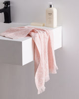 100% Cotton Face Towel - Soft, Absorbent & Quick-Dry Powder Pink