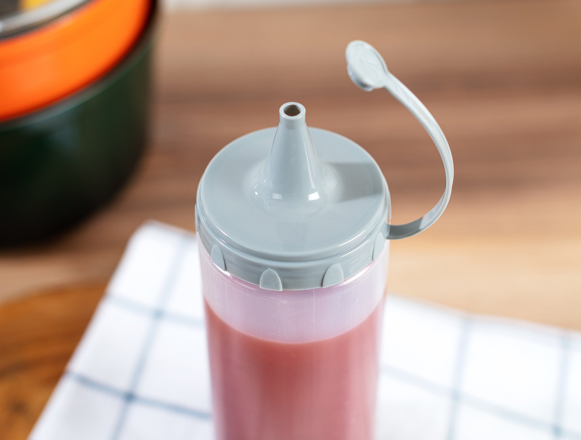 Durable Plastic Sauce & Dressing Bottle - Modern Minimalist Design