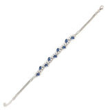 Premium 925 Sterling Silver Sapphire Tennis Bracelet
