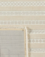Bone Trellis Geometric Area Rug