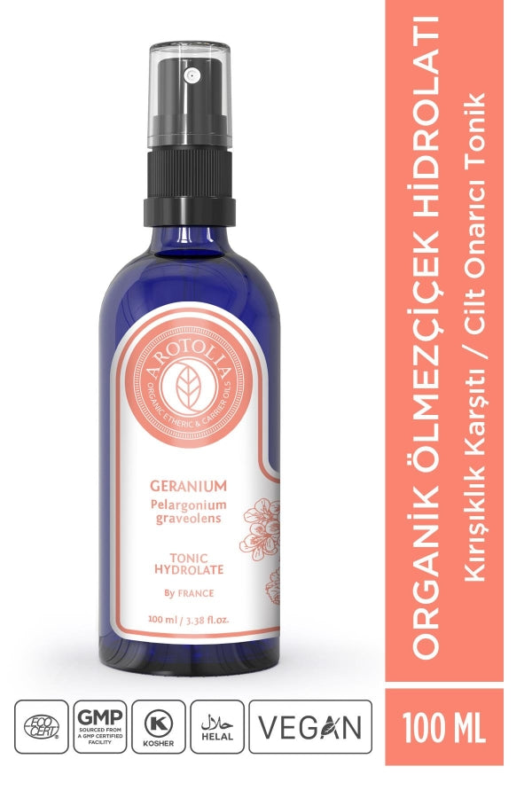 Premium Organic Geranium Floral Water Tonic