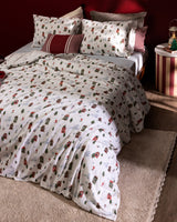 100% Cotton Flannel Double Duvet Cover Set - Colorful Print
