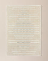 Bone Trellis Geometric Area Rug