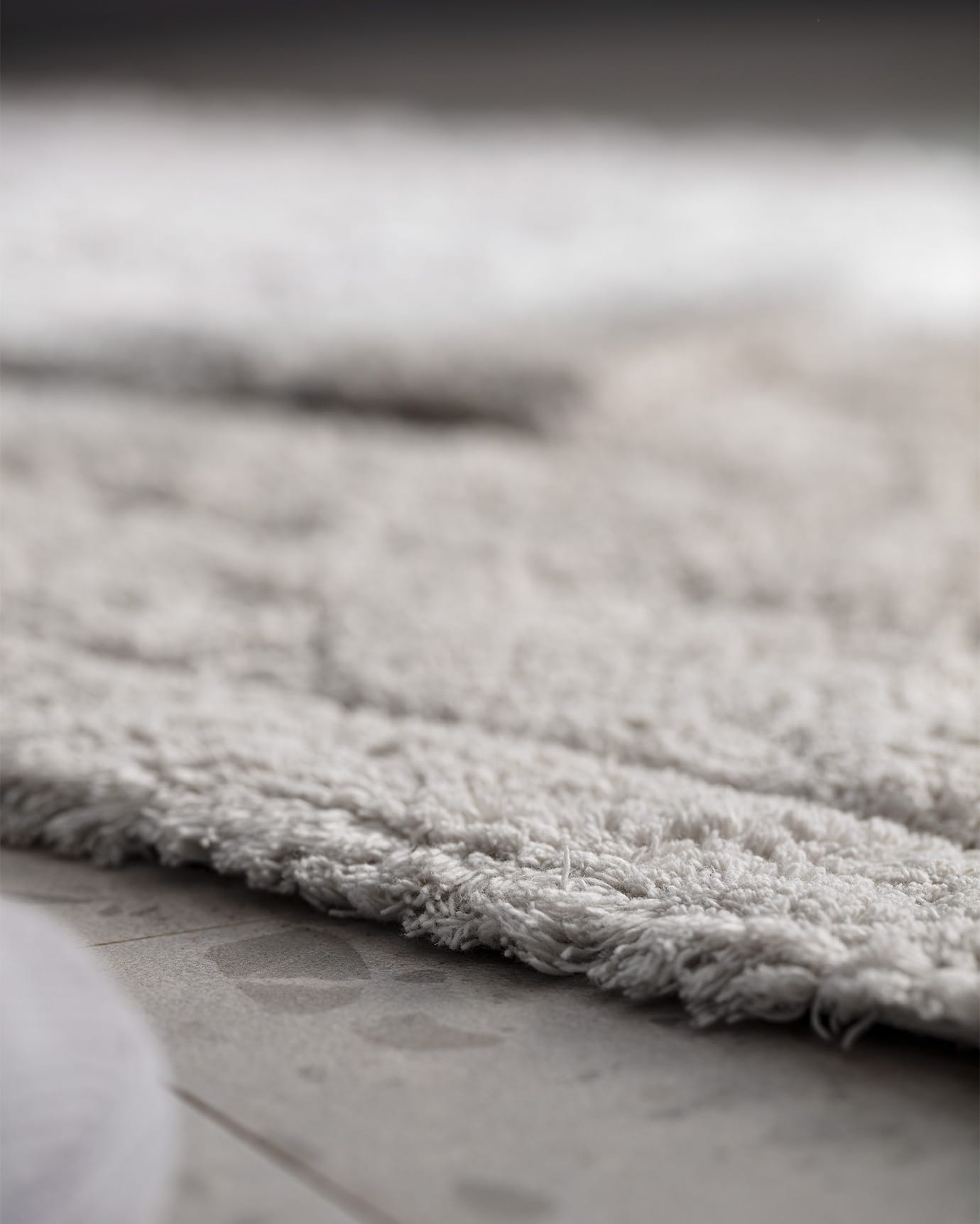 Serre Cotton Bath Mat Set - 2 Piece Absorbent Bathroom Rugs