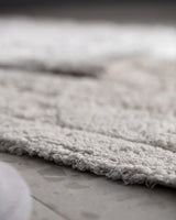 Serre Cotton Bath Mat Set - 2 Piece Absorbent Bathroom Rugs