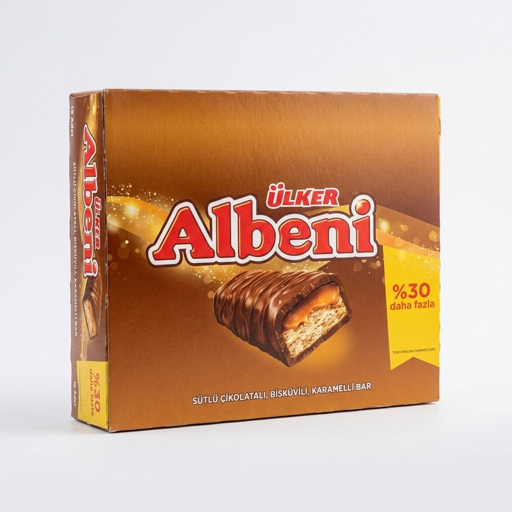 Ulker | Albeni Chocolate Covered Wafer Bar with Caramel Large