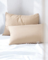 2 - Pack Dark Beige Pillowcase Set - Soft & Decorative Bedding - TryAladdin