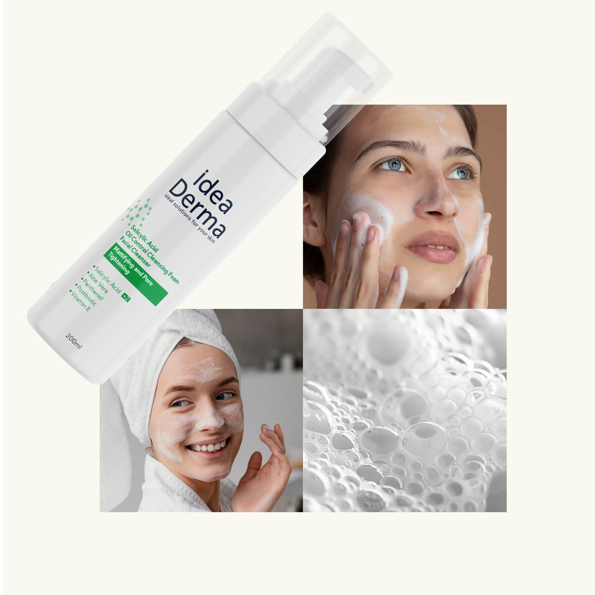 2% Salicylic Acid Face Foam Cleanser for Pore & Sebum Control - TryAladdin
