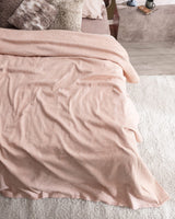 Polyamide & Acrylic Blend Double Blanket - Soft Knit Comfort