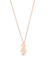 Premium Sterling Silver Pineapple Pendant Necklace