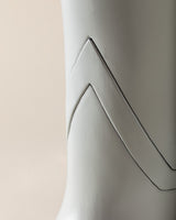 Figura decorativa in dolomite - Design moderno bianco e nero