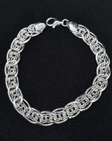 925 Sterling Silver Chunky Paperclip Chain Bracelet - Statement