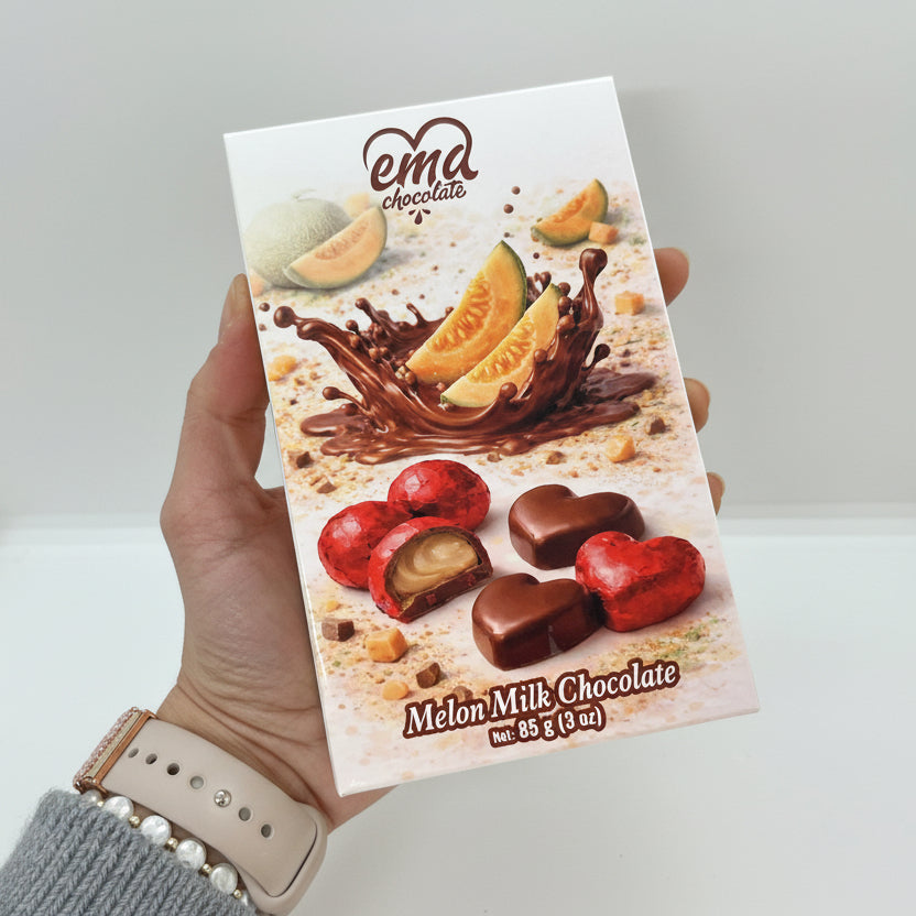 Gourmet Melon Cream Milk Chocolate Bar