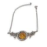 925 Sterling Silver Dual-Tone Alexander Head Antique Bracelet