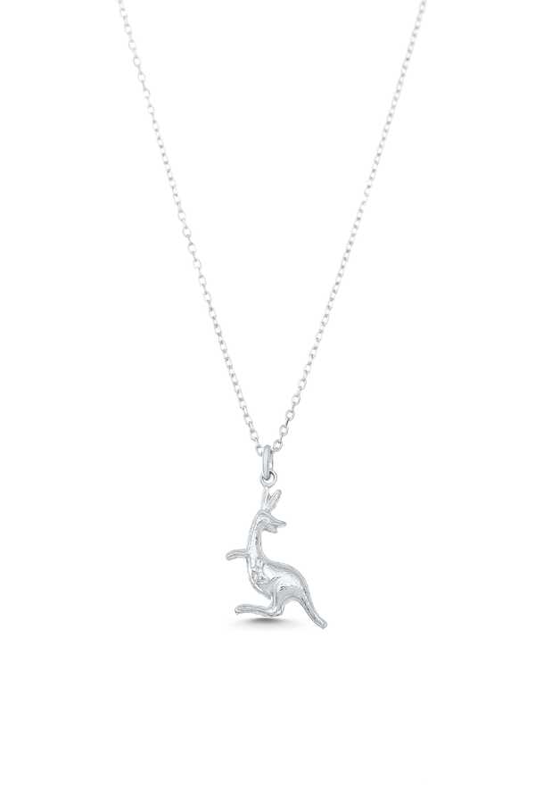 Premium 925 Sterling Silver Kangaroo Charm Necklace