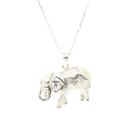 Premium Artisanal 925 Sterling Silver Elephant Necklace