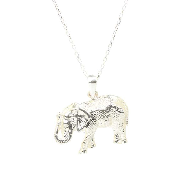Premium Artisanal 925 Sterling Silver Elephant Necklace