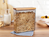 2500ML Food Storage Container with Airtight Wooden Lid