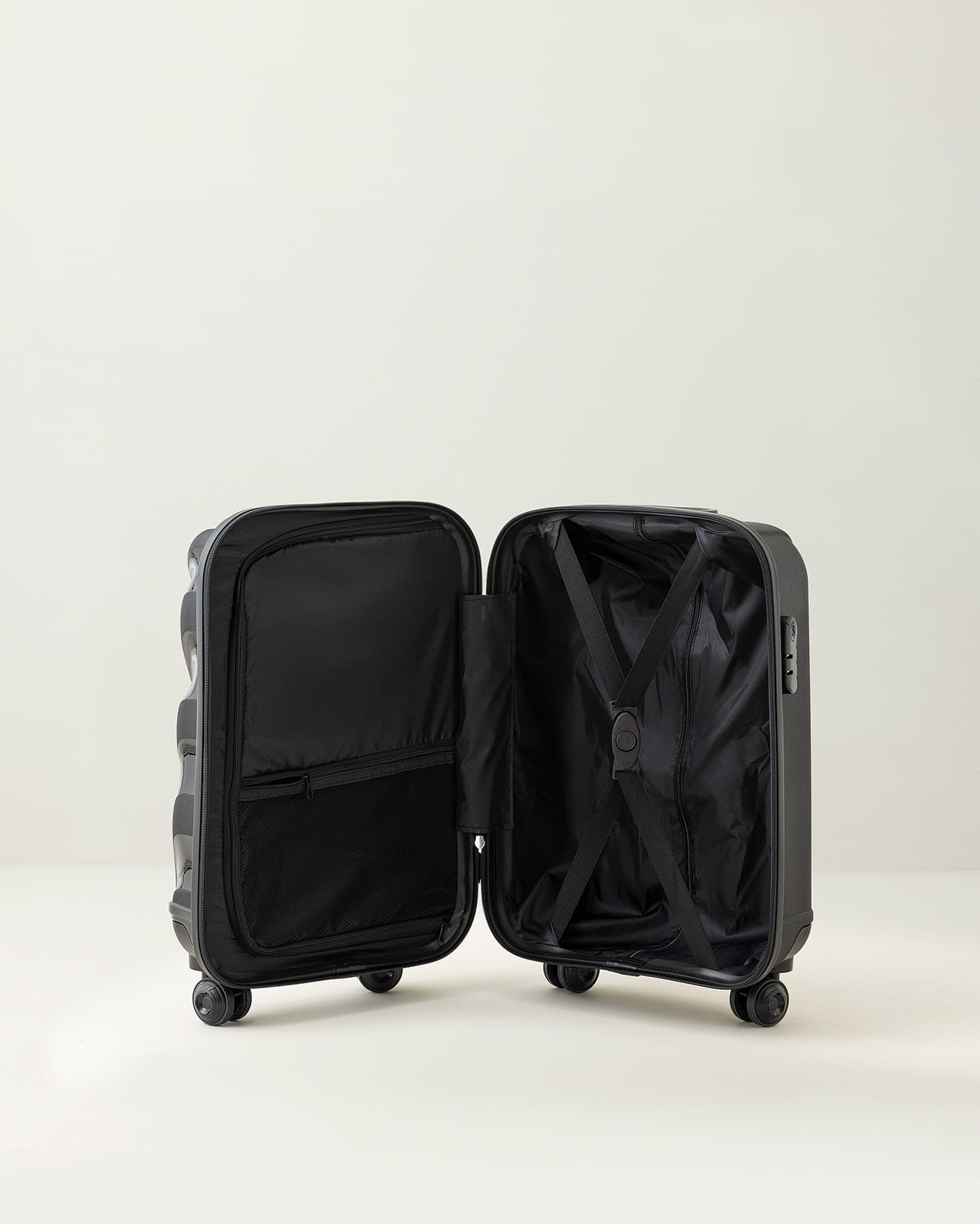 Black Cabin Size Carry-On Suitcase - Travel Luggage