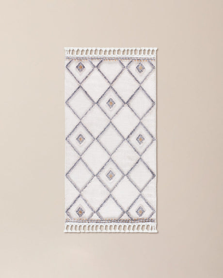 Polyester Area Rug - Fringed Accent